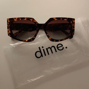 Dime Optics NEW tortoise sunglasses! Never used :)